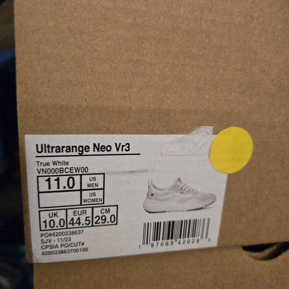 Vans Ultrarange Neo Vr3 Mens 11  White Lightweight 012026 - Picture 12 of 13